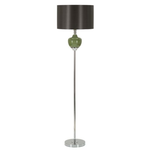 Lampadaire Mf218, Métal, Vert, 40x40x160 Cm