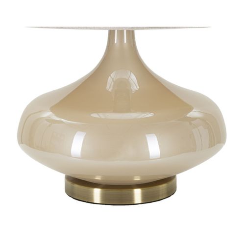 Lampe à Poser Mf175, Métal, Blanc, 35x35x50,5 Cm