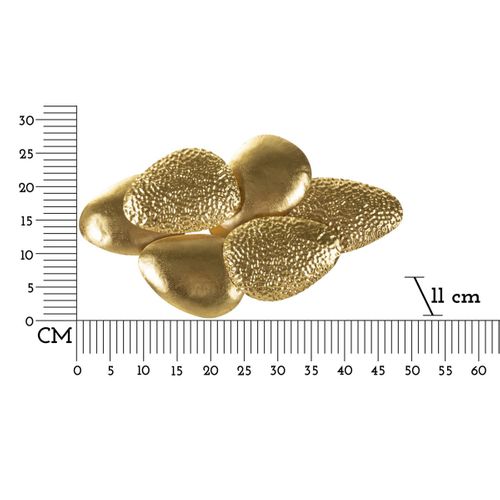 Applique Pierres 1, Métal, Or, 44x11x28 Cm