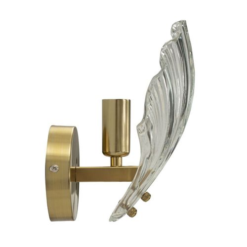 Applique Coquillage, Métal, Or, 20x14x22 Cm