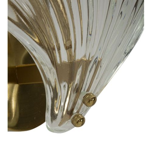 Applique Coquillage, Métal, Or, 20x14x22 Cm