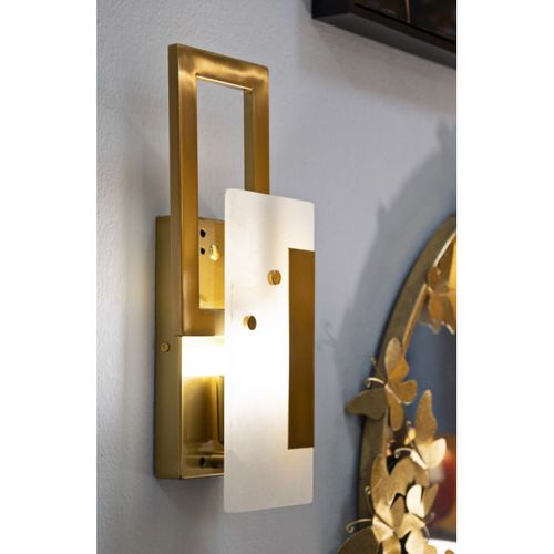 Applique Mf65, Métal, Or, 15x8x33 Cm