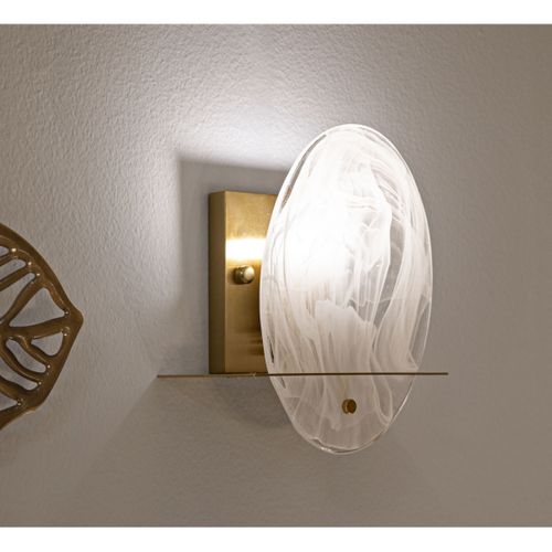 Applique Mf63, Métal, Or, 20x11x25 Cm