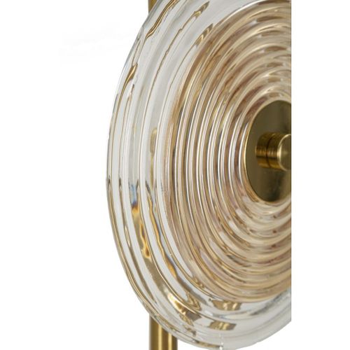 Lampe à Poser Mf170, Métal, Or, 25x25x63 Cm