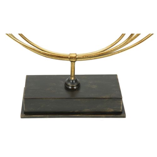 Bougeoir Mf346, Métal, Or, 50x12x55 Cm