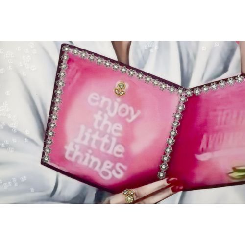 Impression Sur Toile Relax, Tissu, Multicouleur, 82x82x4 Cm