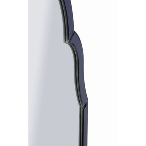 Miroir Avec Cadre Classique 4, Mdf, Bleu, 80x47x1 Cm