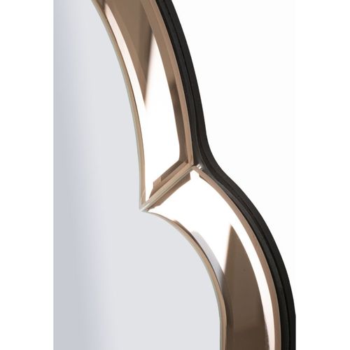 Miroir Avec Cadre Classique 7, Mdf, Rose, 80x47x1 Cm