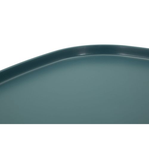 Table D'appoint Mf705, Plastique, Bleu, 50x48x48 Cm