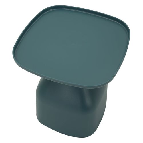 Table D'appoint Mf705, Plastique, Bleu, 50x48x48 Cm