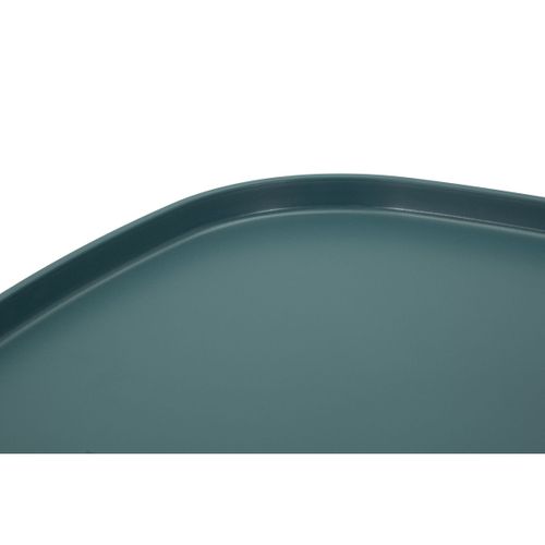 Table D'appoint Mf706, Plastique, Bleu, 38x48x48 Cm