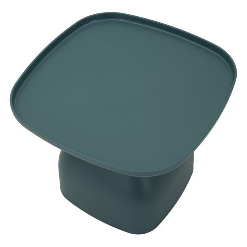 Table D'appoint Mf706, Plastique, Bleu, 38x48x48 Cm