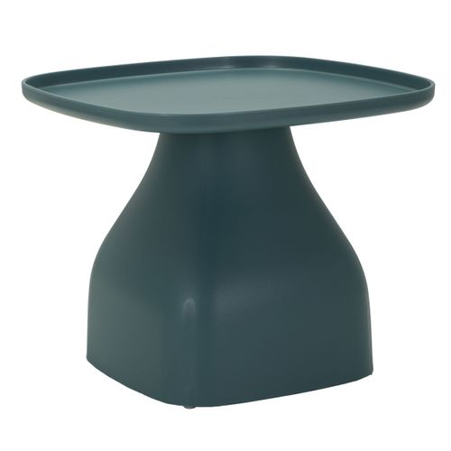Table D'appoint Mf706, Plastique, Bleu, 38x48x48 Cm