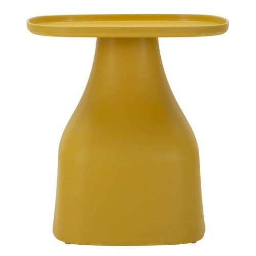 Table D'appoint Mf707, Plastique, Jaune, 50x48x48 Cm