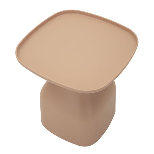 Table D'appoint Mf709, Plastique, Rose, 50x48x48 Cm
