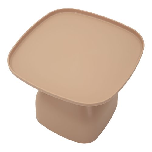 Table D'appoint Mf710, Plastique, Rose, 38x48x48 Cm