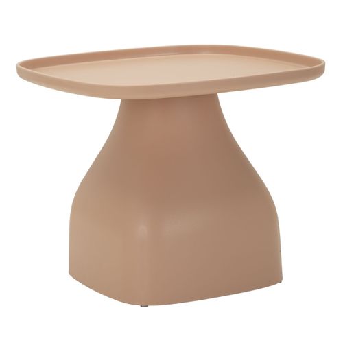 Table D'appoint Mf710, Plastique, Rose, 38x48x48 Cm