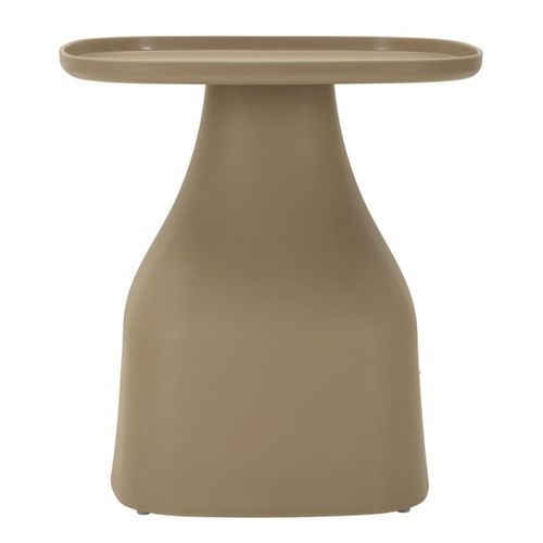 Table D'appoint Mf711, Plastique, Gris, 50x48x48 Cm