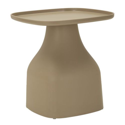 Table D'appoint Mf711, Plastique, Gris, 50x48x48 Cm
