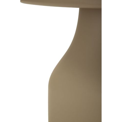 Table D'appoint Mf711, Plastique, Gris, 50x48x48 Cm