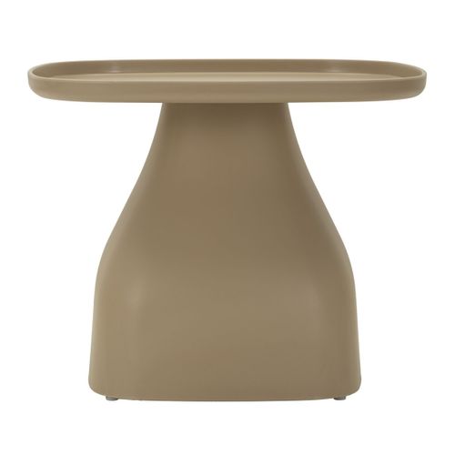 Table D'appoint Mf712, Plastique, Gris, 38x48x48 Cm