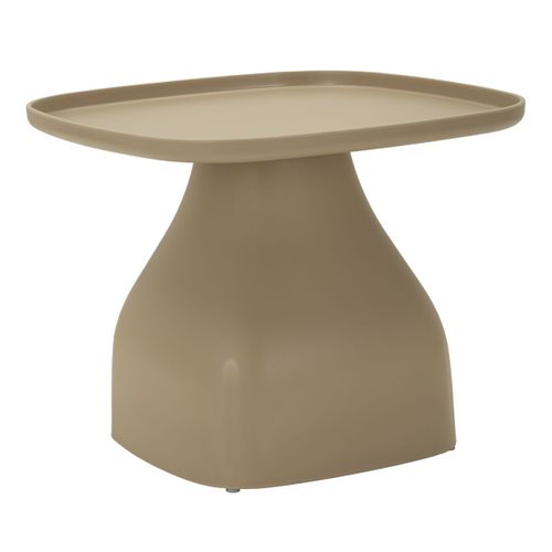 Table D'appoint Mf712, Plastique, Gris, 38x48x48 Cm