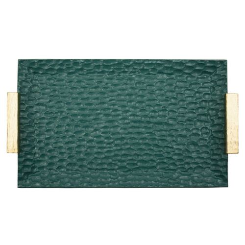 Plateau Mf724, Polyrésine, Vert, 3x34x19,5 Cm