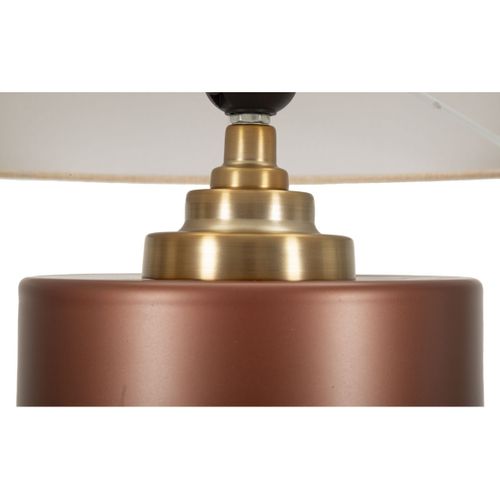 Lampe à Poser Mf726, Verre, Marron, 69,5x40,5x40,5 Cm