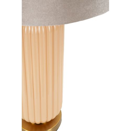 Lampe à Poser Mf731, Verre, Blanc, 64x35,5x35,5 Cm