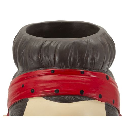 Sculpture Femme 4, Polyrésine, Multicouleur, 21x16x27 Cm