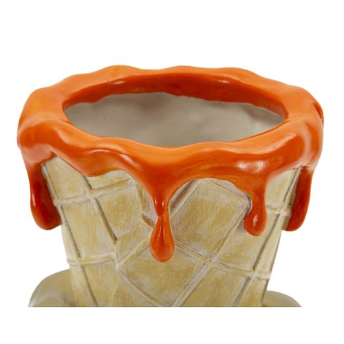 Sculpture Gelato, Polyrésine, Multicouleur, 18x16x26 Cm