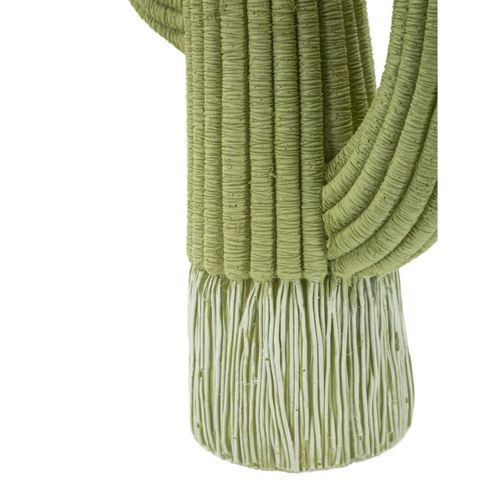 Sculpture Cactus 1, Polyrésine, Multicouleur, 13x7x25 Cm