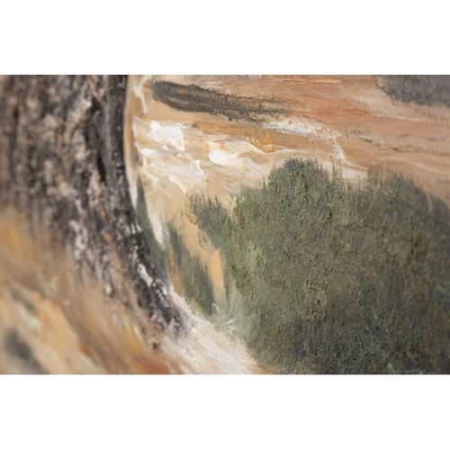 Impression Sur Toile Arbre 1, Bois, Multicouleur, 120x3,8x80 Cm