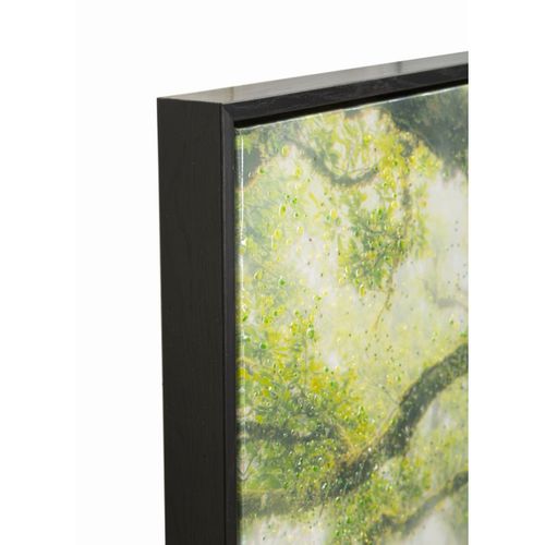 Impression Sur Toile Avec Cadre Arbre 3, Bois, Multicouleur, 90x4x60 Cm