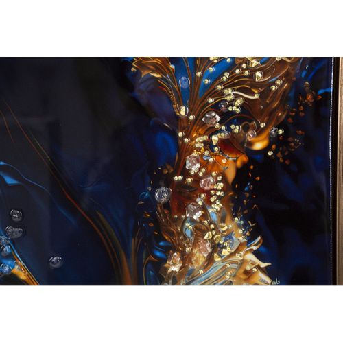 Impression Sur Toile Avec Cadre Marbre, Bois, Multicouleur, 60x4x90 Cm