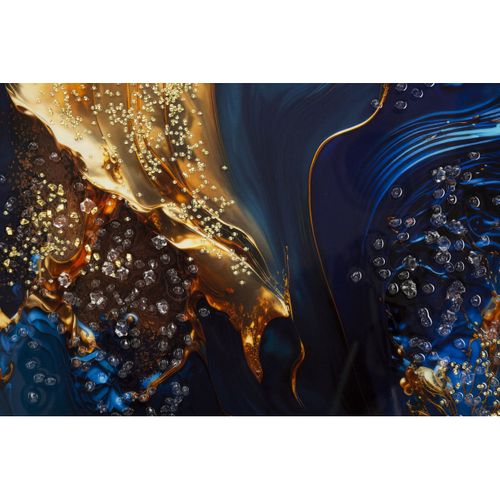 Impression Sur Toile Avec Cadre Marbre, Bois, Multicouleur, 60x4x90 Cm