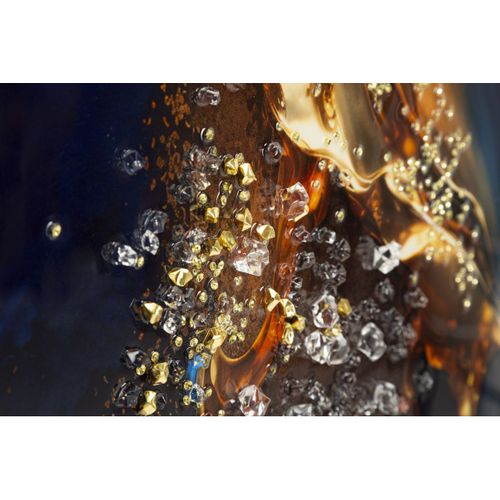 Impression Sur Toile Avec Cadre Marbre, Bois, Multicouleur, 60x4x90 Cm