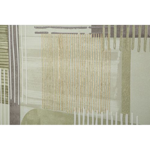 Impression Sur Toile Avec Cadre Mf786, Bois, Multicouleur, 60x3x60 Cm