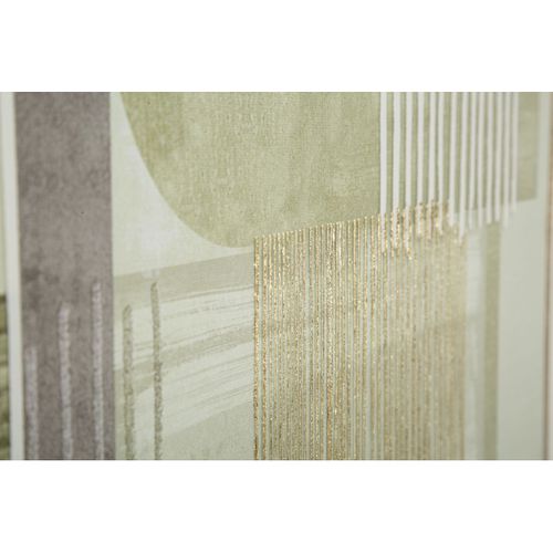 Impression Sur Toile Avec Cadre Mf786, Bois, Multicouleur, 60x3x60 Cm