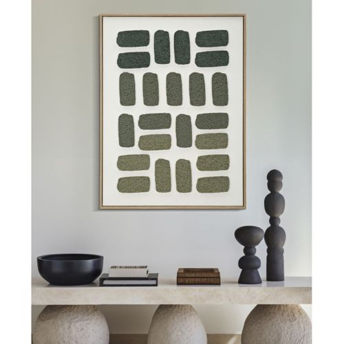 Impression Sur Toile Avec Cadre Mf784, Bois, Multicouleur, 60x2,9x80 Cm