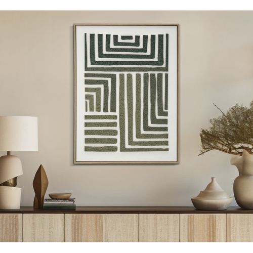 Impression Sur Toile Avec Cadre Mf785, Bois, Multicouleur, 60x2,9x80 Cm