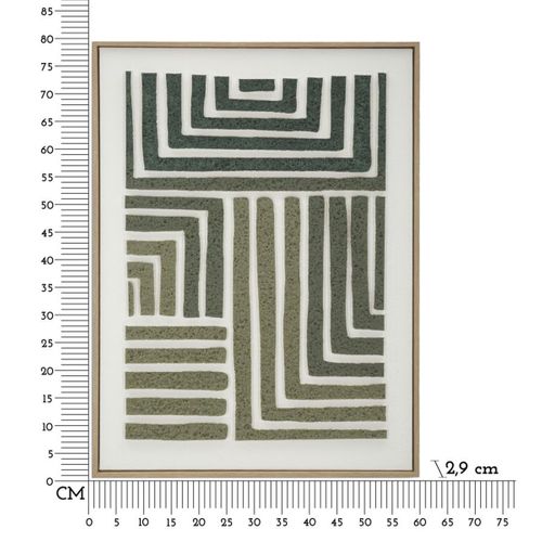 Impression Sur Toile Avec Cadre Mf785, Bois, Multicouleur, 60x2,9x80 Cm