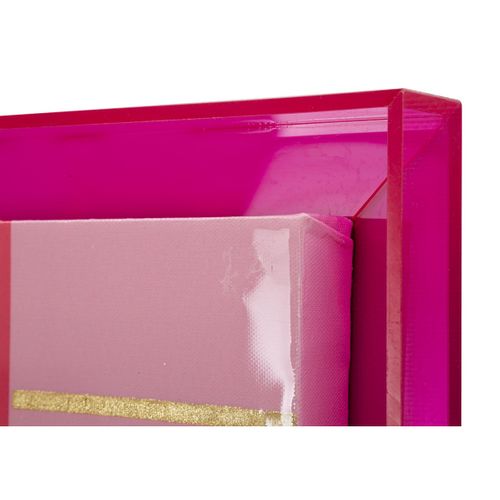 Impression Sur Toile Avec Cadre Psychédélique 1, Bois, Multicouleur, 60x3,3x80 Cm