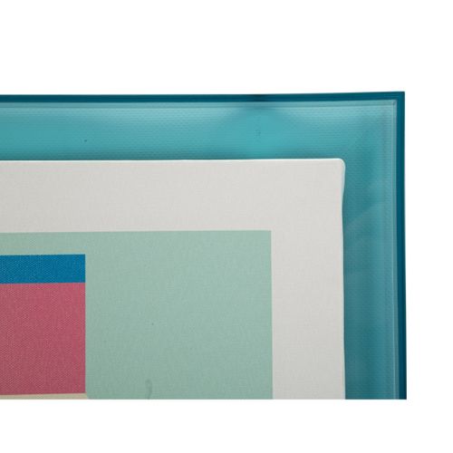 Impression Sur Toile Avec Cadre Psychédélique 5, Bois, Multicouleur, 50x3,3x70 Cm