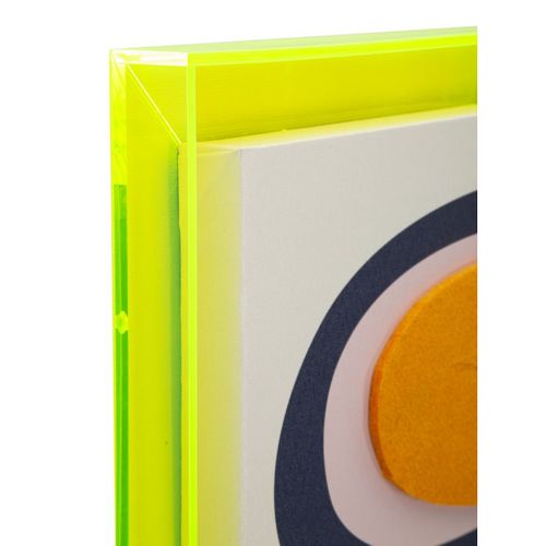 Impression Sur Toile Avec Cadre Psychédélique 6, Bois, Multicouleur, 50x3,3x70 Cm