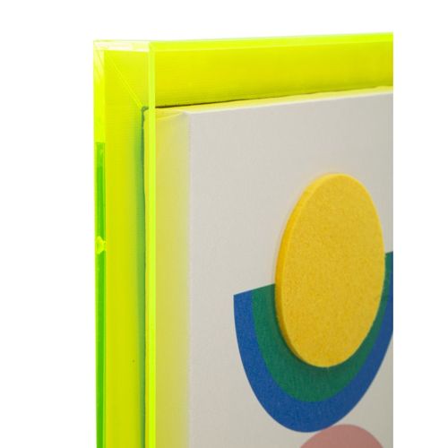 Impression Sur Toile Avec Cadre Psychédélique 7, Bois, Multicouleur, 50x3,3x70 Cm