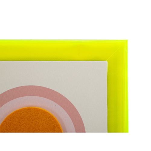 Impression Sur Toile Avec Cadre Psychédélique 7, Bois, Multicouleur, 50x3,3x70 Cm