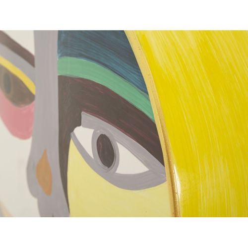 Vase Décoratif Mf839, Céramique, Multicouleur, 28x9x33 Cm