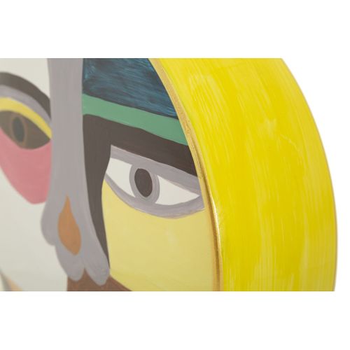 Vase Décoratif Mf846, Céramique, Multicouleur, 23x9x28 Cm