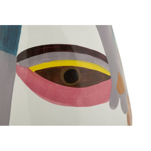 Vase Décoratif Mf844, Céramique, Multicouleur, 19x19x24,5 Cm